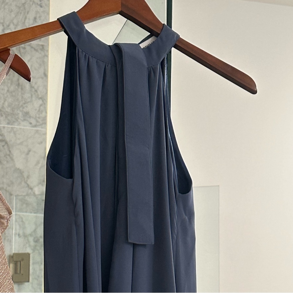 Blue bridesmaid dress